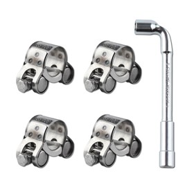 LEONTOOL T-Bolt Hose Clamp T Bolt Clamp Hose Clamp Pliers Hose Band Fuel Hose Clamp Flat Hose Band Hose Clip Hose Clamp Muffler Band Muffler Clamp L Type Socket Wrench L Type Wrench Angle Socket