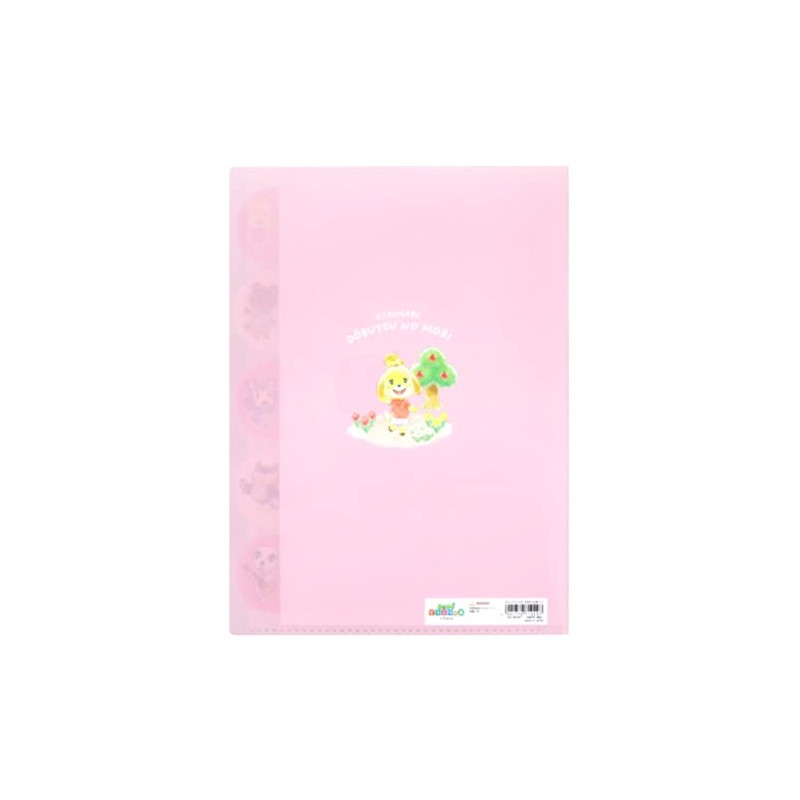Sunstar Stationery Atsume Animal Crossing, Clear File, Die Cut, A4,