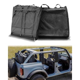 Upgraded Hard Top Storage Bag Fit for Ford Bronco 2021 2022 2023 2/4-Door, Portable Freedom Panel Storage Bag for Roof Panel Over First Row Seat, Front Hardtop Organizer Bag 1Pc