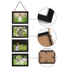 Lavezee 5x7 Hanging Collage Picture Frames Set of 2, Black