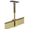 Gedotec Wardrobe Rail Centre Support for Ceiling Mounting Wardrobe Rail