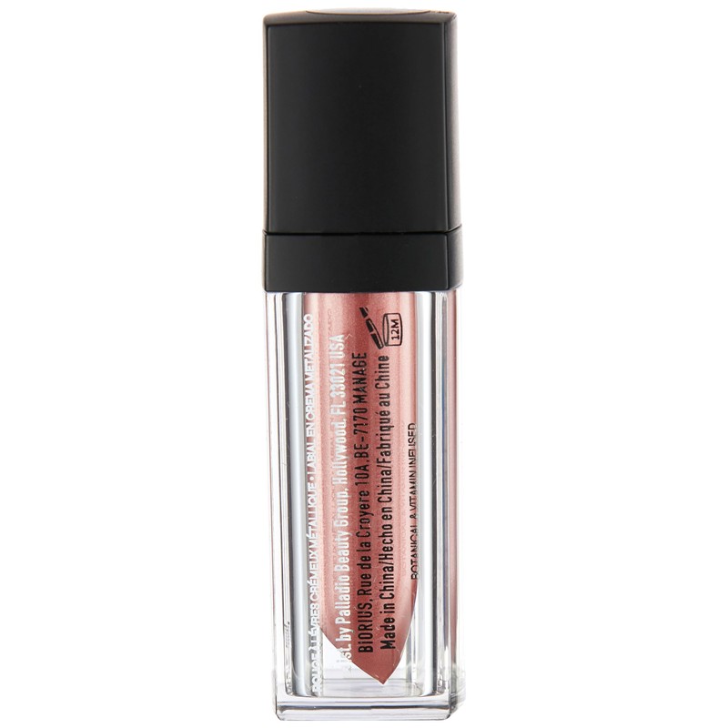 Palladio Labial Velvet Matte Metálico, Posh