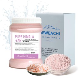 MEWEACHI Jelly Mask For Facials Professional,Spa facial mask Rubber Mask, Moisturizing&Hydrating for Wrinkles&Acne,23 Fl Oz Jar Face Mask SkinCare,Natural Gel Face Masks Facial Mask (Himalayan salt)