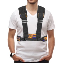 Dolibest Sled Harness for Fitness Resistance, Works with Tire, Sled and Parachute -Adjust Padded Shoulder Strap, Durable and Comfortable, Perfect for Running, Football Speed and Strength Training