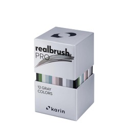 KARIN Realbrush PRO Gray Colors - A set of 12 brushes in an exclusive and protective case.