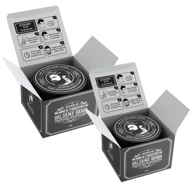 2 Meses Tratamiento para Barba y Bigote – Bálsamo con 20% Bergamota - Estimula el crecimiento de Vello Facial, más densa saludable y atractiva - Cierra huecos - Es ideal para personas lampiñas o con barba -