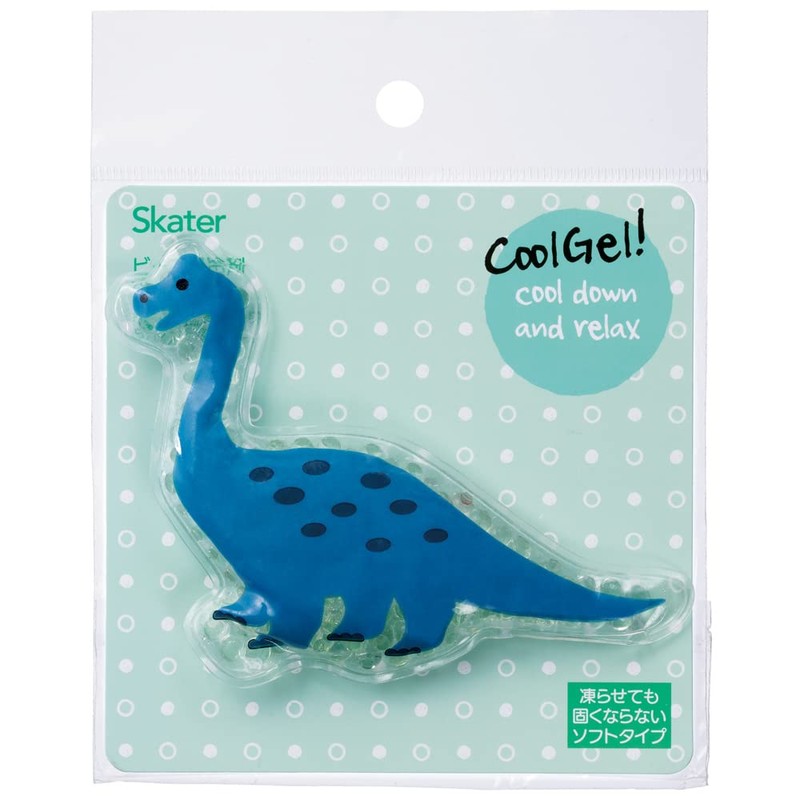 Skater CLB1-A Beads Dinosaurus Brachio Ice Pack, Diameter 3.9 inches