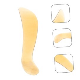 Beavorty 2pcs Guasha Massage Tool Massage Scraping Stick Ox Horn Multi-functional Calf Body Toning Roller