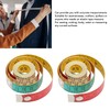 10pcs Soft Measuring Tape 60Inch 150cm Double Sided Colorful Clear