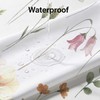 ICTEISOM Cute Floral Shower Curtain, Sage Green Flower Shower Curtains