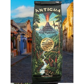 Fresh Roasted Coffee ANTIGUA ORGANIC COFFEE LLC Natural Organic Espresso Roast Coffee Whole Bean