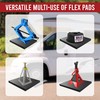 RV Leveling Jack Flex Pads 12" Heavy-Duty Rubber Jack Pads,