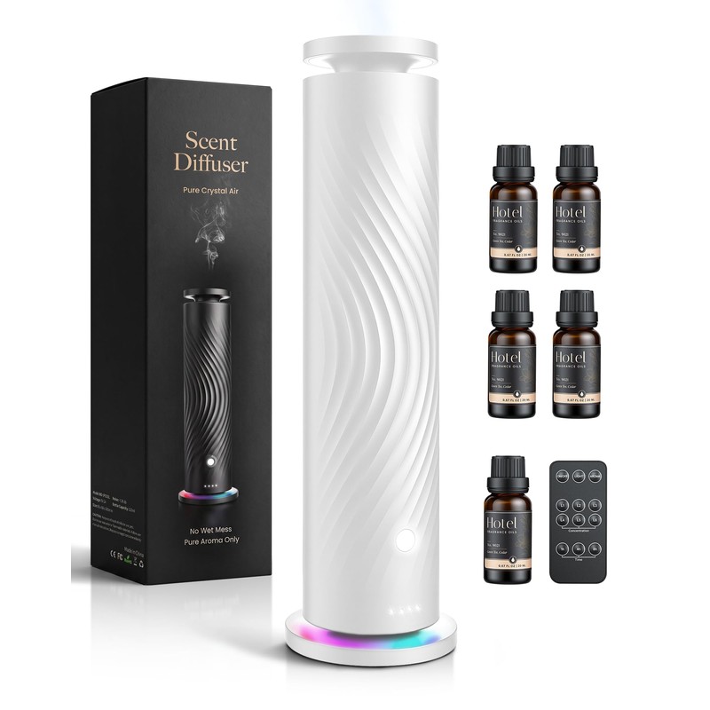 Waterless Essential Oil Diffuser, Cold-Air Diffusion, Plug-in