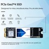 Jorkar SSD 512GB para A1466 Upgrade NVMe PCIe Gen3x4 M.2