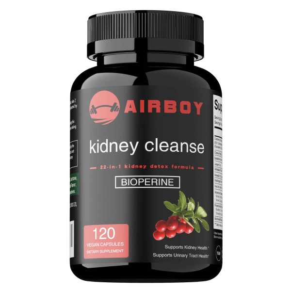 airboy Kidney Cleanse - Restore Health,Detox Cleanse Support,Liver Health,Supplem -