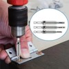 4PCS Self Centering Drill Bit,Quick Release Drill Bit Guide Set,Hinge