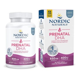 Nordic Naturals Prenatal Dha Omega-3 Vitamina D3 90 Cápsulas Sabor Sin Sabor