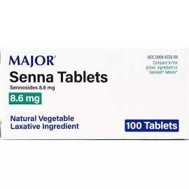 Major SENNA LAXATIVE TAB 100CT BY MAJOR