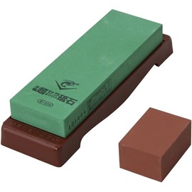 1,000 Grit Super Ceramic Water Stone with a Base (Japan Import)