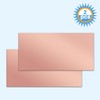 WINFOX 2 Pack 99.9% Pure Copper Sheet Plate, 200mm x