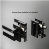 Exterior Door Lock Set with Deadbolt, Front Door Handle Set