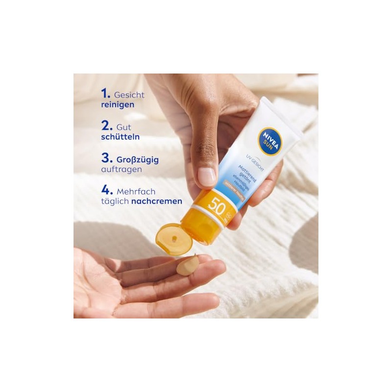 NIVEA SUN UV Gesicht get. Sonnenschutz BB ebenm. Hautbild 50ML