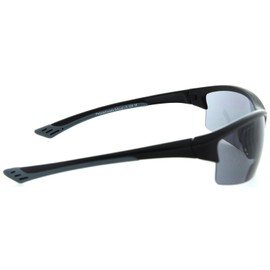 Cougar FS2 Sport Wrap Bifocal Reading Sunglasses (2.50, Black)