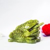 Addune Feng Shui Jade Money Frog Three Legged Wealth Frog