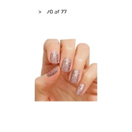Color street nail polish strips glitter~Tokyo Lights
