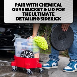Chemical Guys ‎ACC1001R Creeper Rolling Bucket Dolly for Car Washing, Detailing, Garage & More