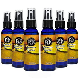 JYE Aceite de Fenogreco Natural Redondea tus curvas! Kit de 6 botellas de 60ml cada una. Altamente hidratante, absorción inmediata. Reafirmante, masajes para aumento
