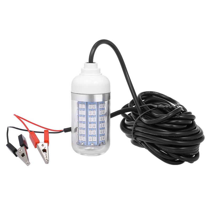 12V 15W Underwater Fishing Attract Light LED Lamp Fish Finding
