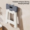 Foldable Shower Stool for Shaving Legs, Plastic Foot Rest Stools