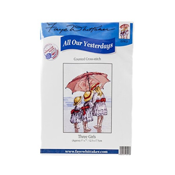 Faye Whittaker All Our Yesterdays Three Girls (Cross Stitch Kit),