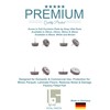 16pcs - 24mm Felt Furniture Pads (Made in Germany) Screw-On
