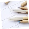 jojofuny 2sets 10pcs Transparent Pencil Protection Caps Cute Pencil Toppers
