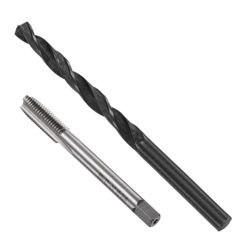 sourcing map Tap and Drill Bit Set, 5/16-24 UNF Thread