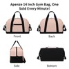 Small Gym Bag 14 inch Lightweight Carry On Mini Duffel