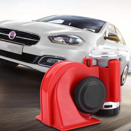 Dual Tone Horn Super Loud Electric Air Horn Snail Electric Pump Siren Car Motorcycle - 2 Tone Car Horn, Car Horns Loud 12v 500db, Suitable for Trucks, SUVs, RVs, and Boats