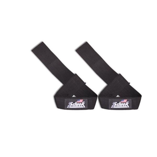Schiek Sports Model 1000-BLS Basic 20" Lifting Straps - Black