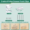 Juexica False Cabinet Front Clip False Drawer Front Clips Sink
