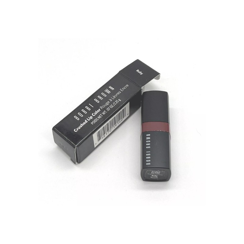 Bobbi Brown Crushed Lip Color Lipstick in RUBY red TRAVEL