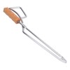 Log Tongs Beech Wood Handle Stainless Steel Clamp High Temperature