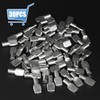 Jamiikury Shelf Pins Pegs Spoon Shaped, Silver Shelf Holders Pegs,