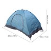 1 to 2 Person Tent Sun Protection Waterproof Thicken Small