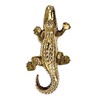 Alligator Doorbell Ringer - Brass,