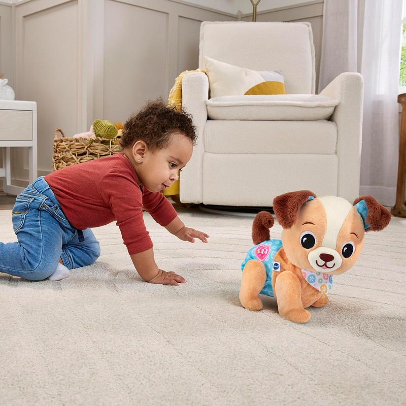 VTech Baby Explore and Move with Walking Puppy Plush Toy