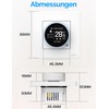 MOES Smart Thermostat Boiler, Zigbee Room Thermostat Underfloor Heating Programmable