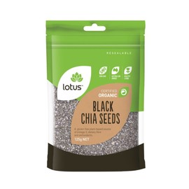 Lotus Organic Chia Seeds Black 125g