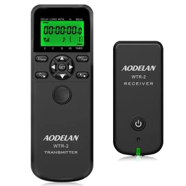 Aodelan Wireless Timer Remote Shutter Release for Nikon Z9, Z6, Z7, Coolpix P1000,D750,D850,D810,D700, Intervalometer Replaces Nikon MC-DC2, MC-30, MC-36A, Timer Remote Controller.